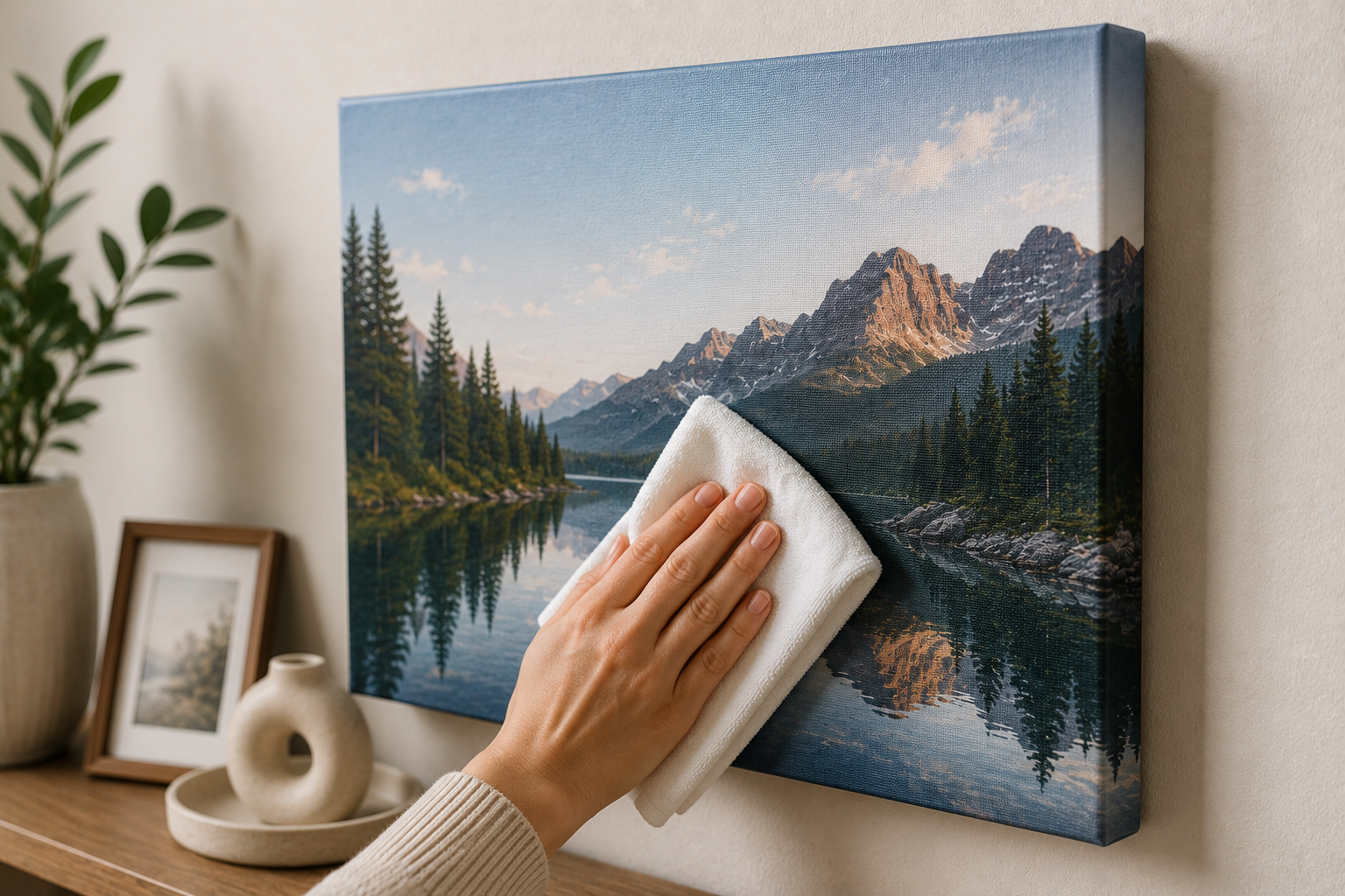 How to Clean a Canvas Print Without Damaging It