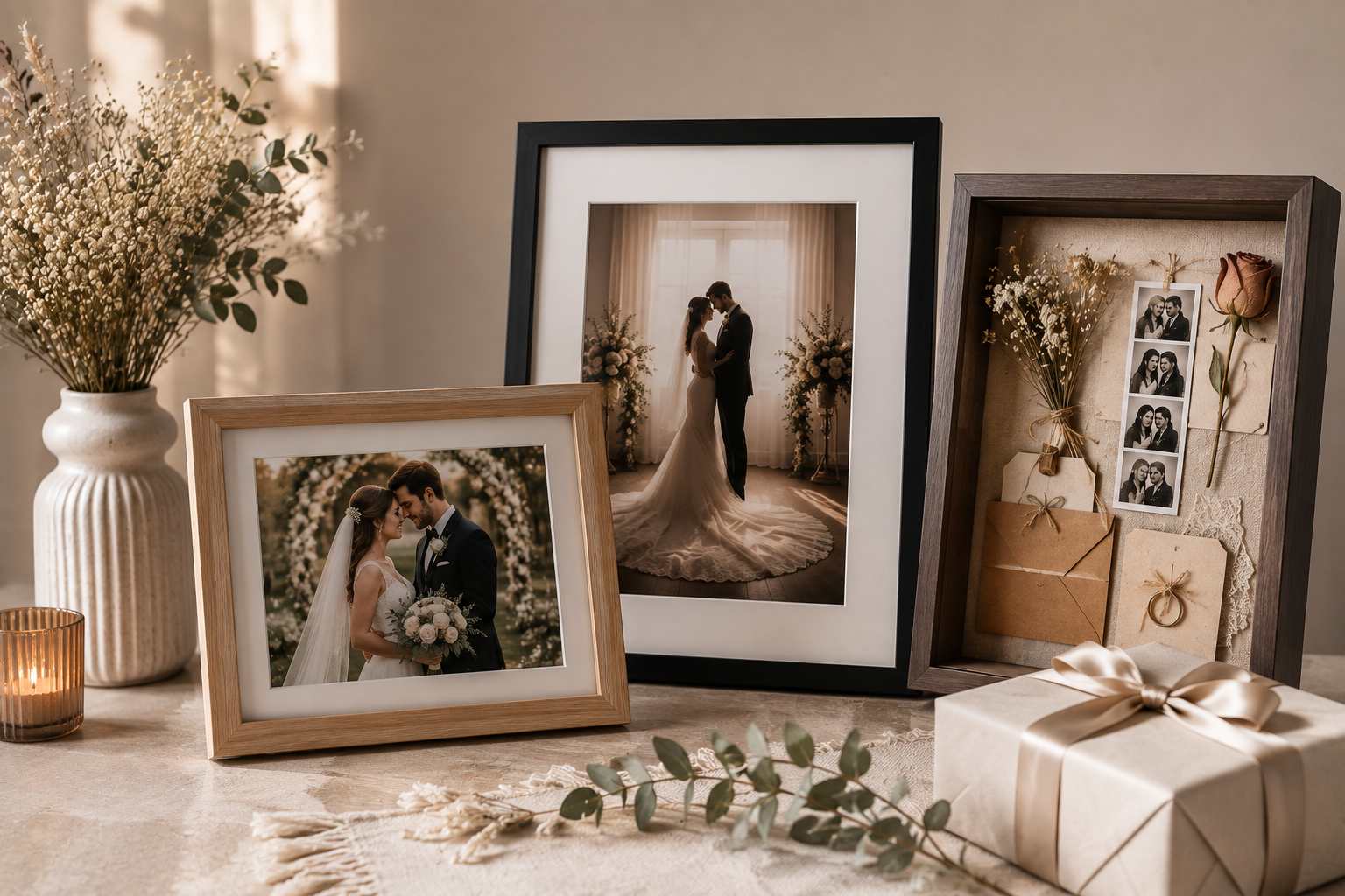 Best Wedding Gift Ideas: Custom Framed Wedding Photos They'll Actually Keep Forever