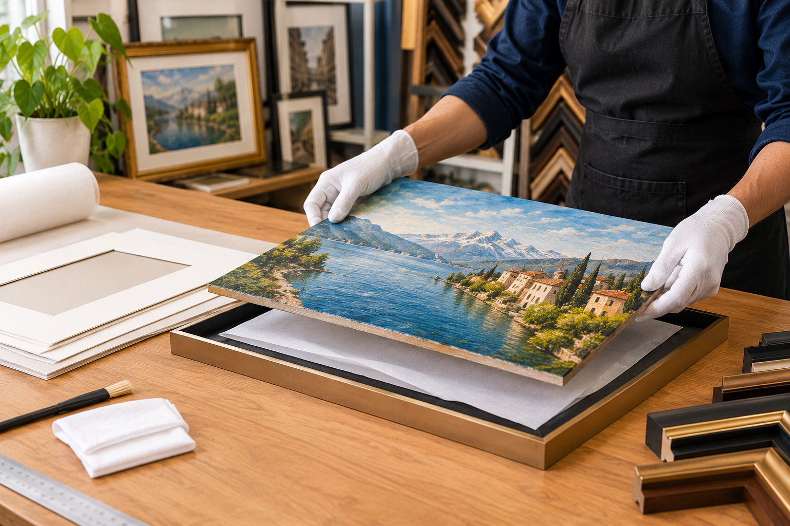 How Do I Frame a Painting Without Damaging It?
