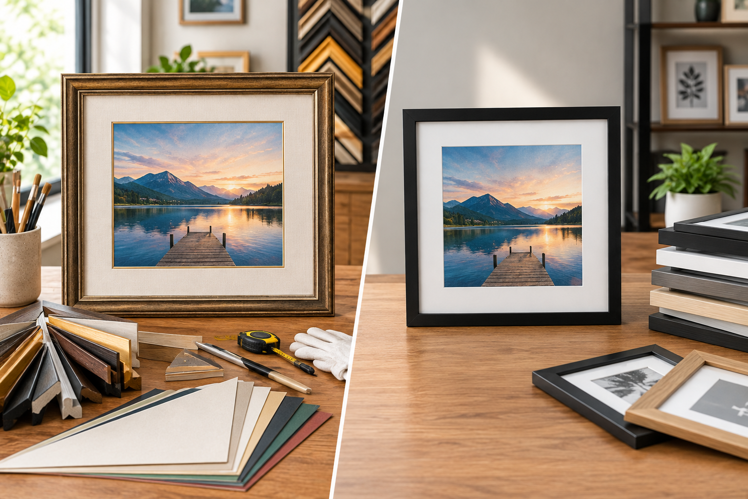 Custom Framing vs. Store-Bought Frames: Which Is Right for You?