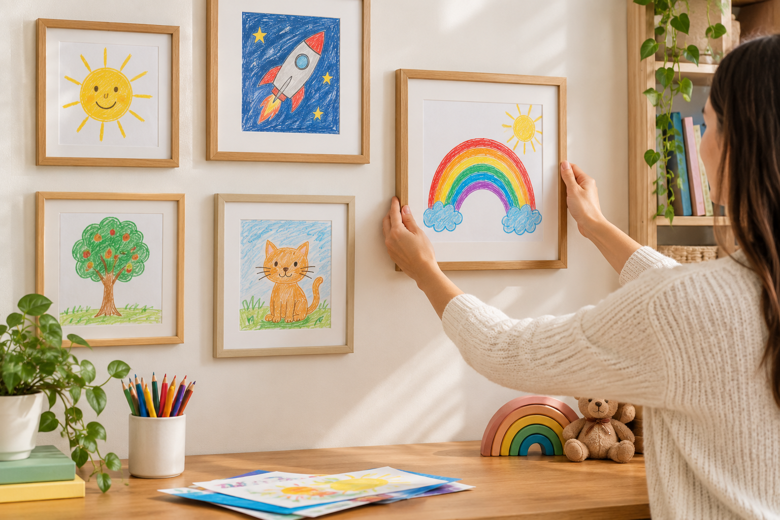 How to Frame Children's Artwork