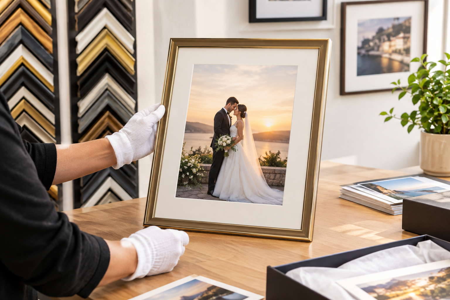 Can I Get My Wedding Photos Framed Professionally?