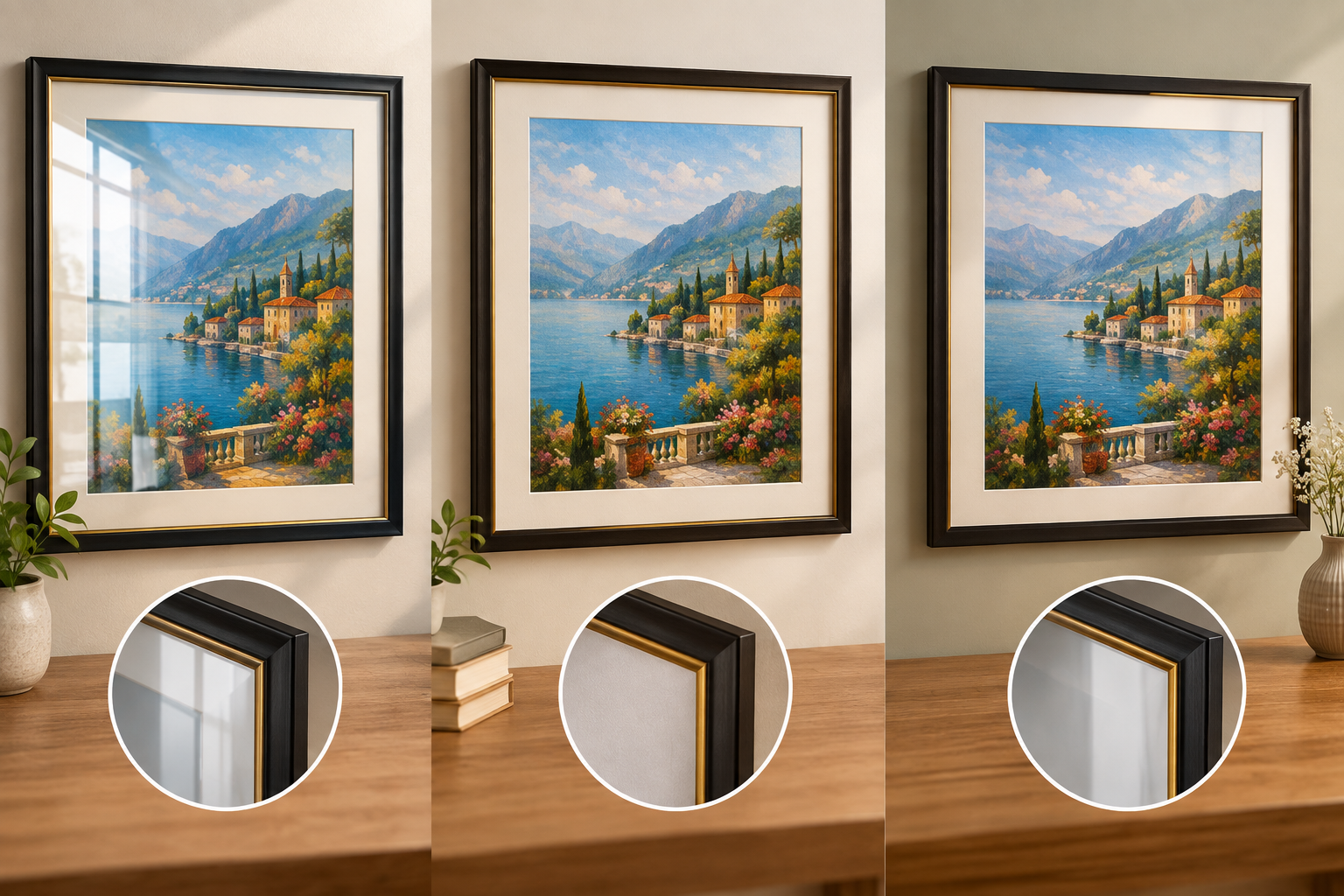 How to Frame a Painting: Glass, No Glass, or Acrylic?