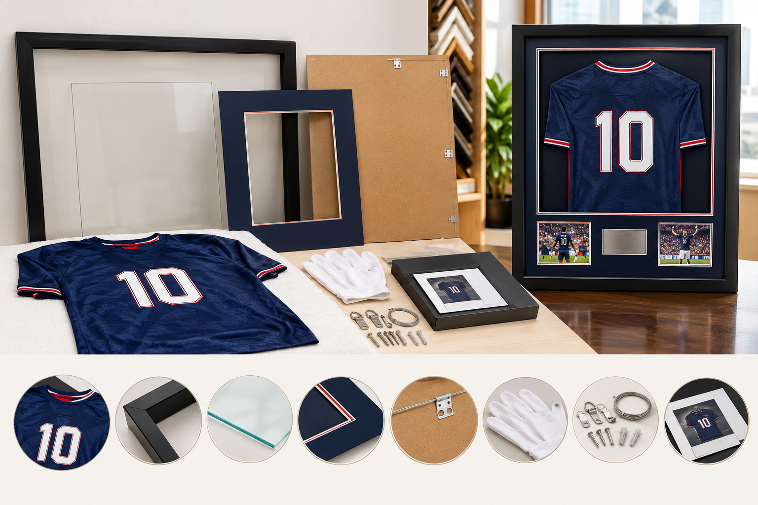 What’s Included in a Complete Jersey Framing Package?