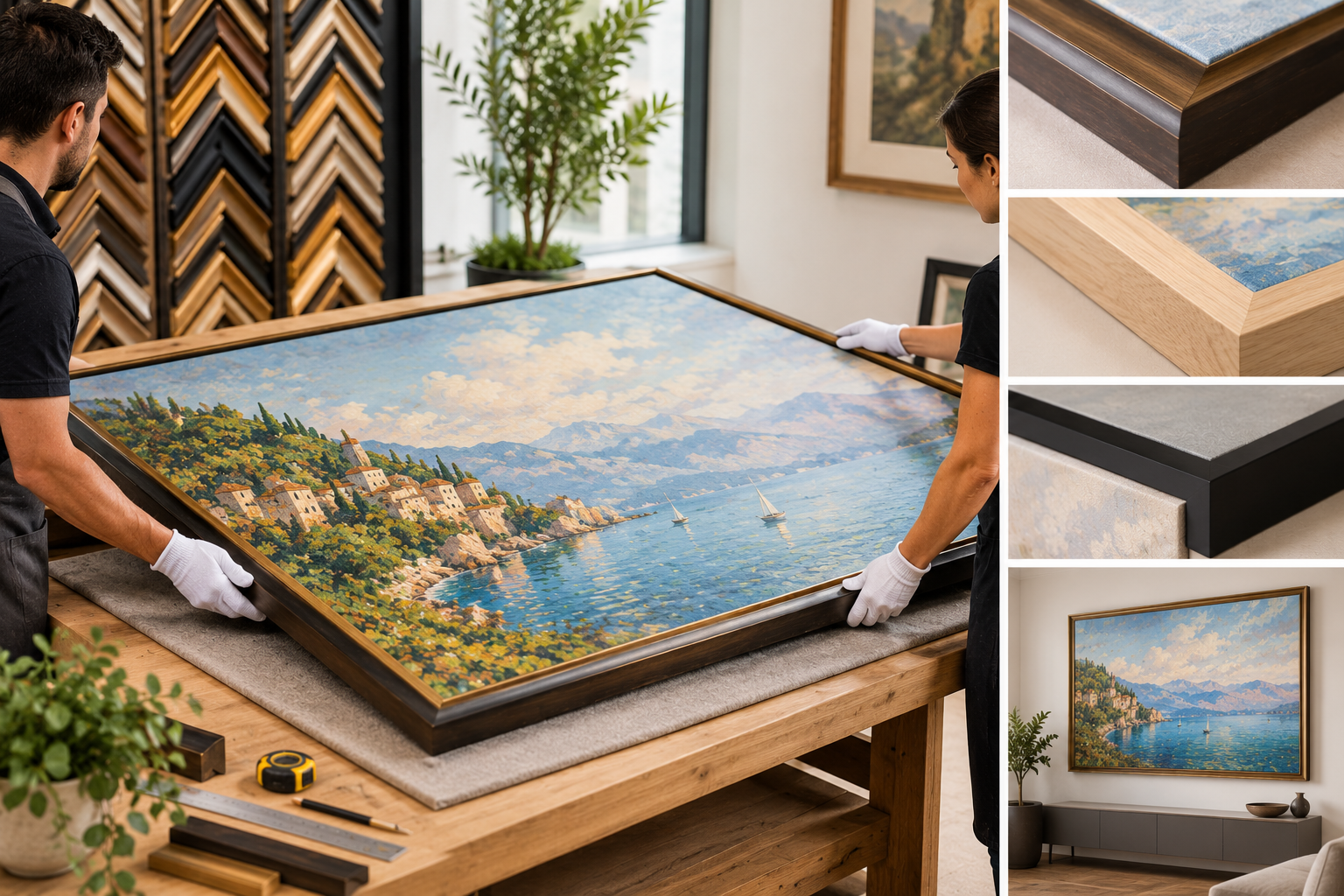 What's the Best Way to Frame a Large Canvas Painting?