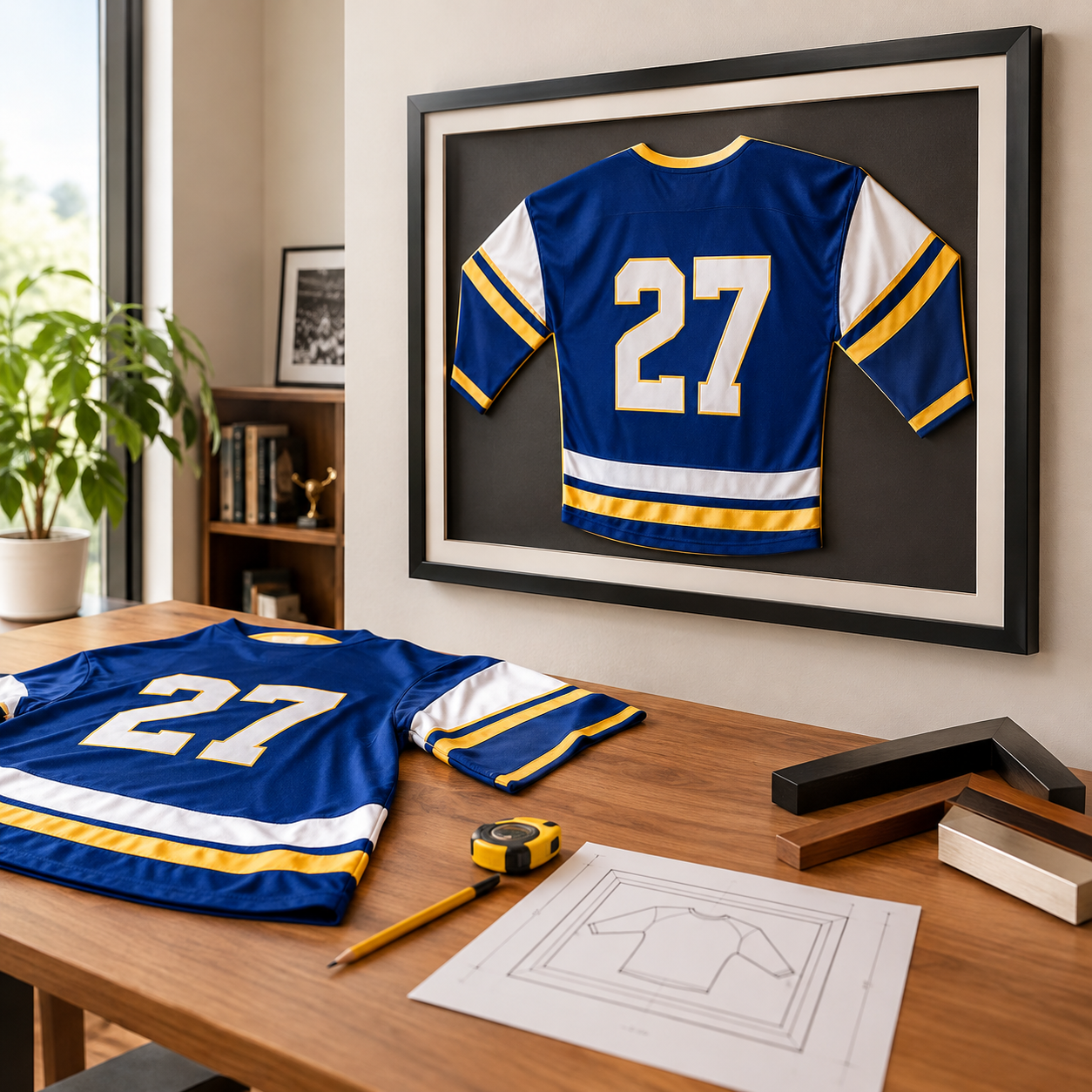 Can I Frame a Jersey That Doesn’t Fit Standard Frame Sizes?