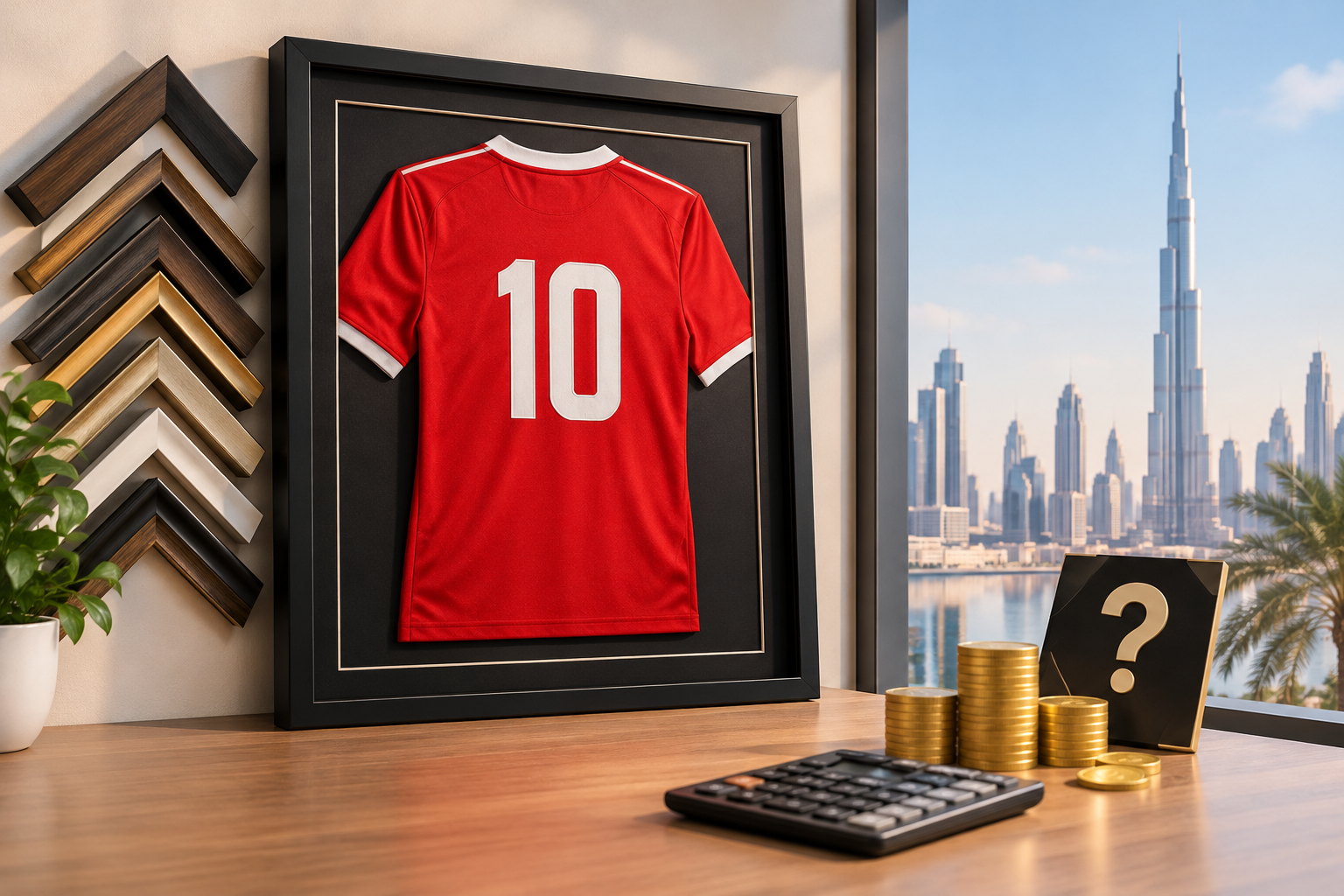 How Much Does It Cost to Frame a Jersey in Dubai?