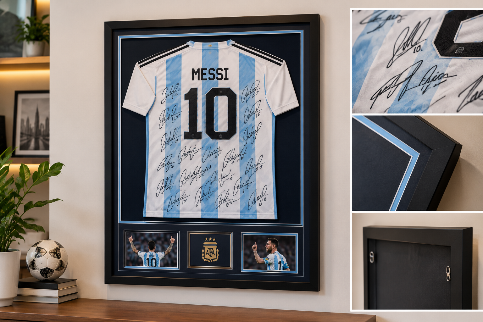 How Do I Frame a Jersey With Multiple Signatures?