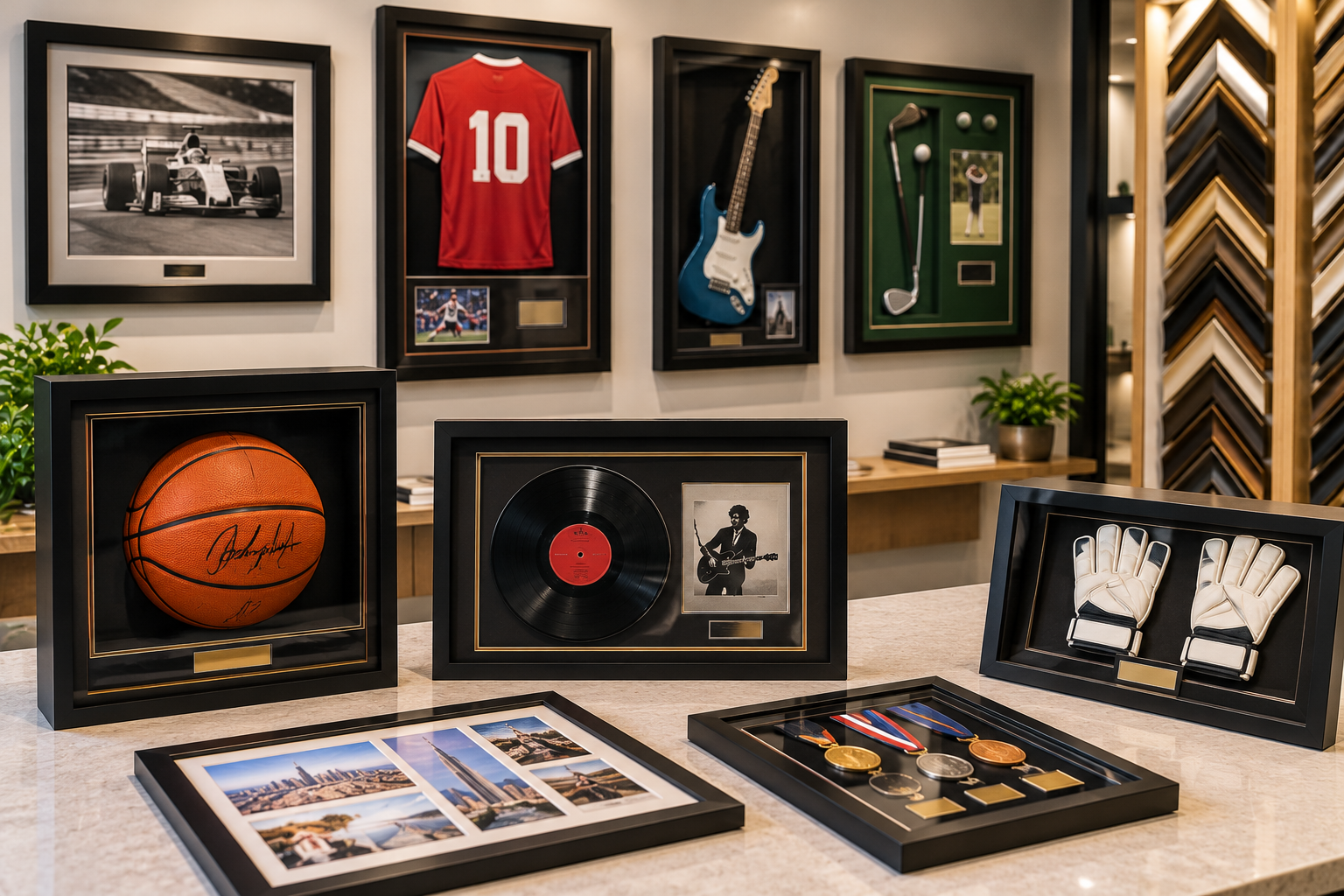 Can I Frame Memorabilia Besides Jerseys at Framing Shops?