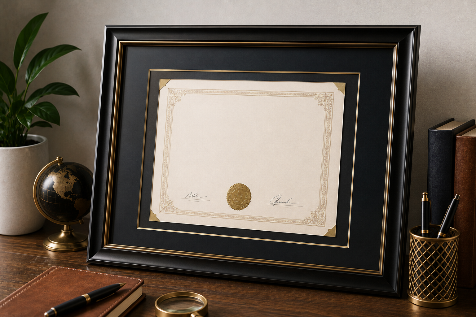 How to Frame Certificates and Diplomas the Right Way